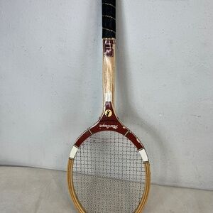 Vintage Macgregor Tennis Racquet Flight Master Sport Wood Frame